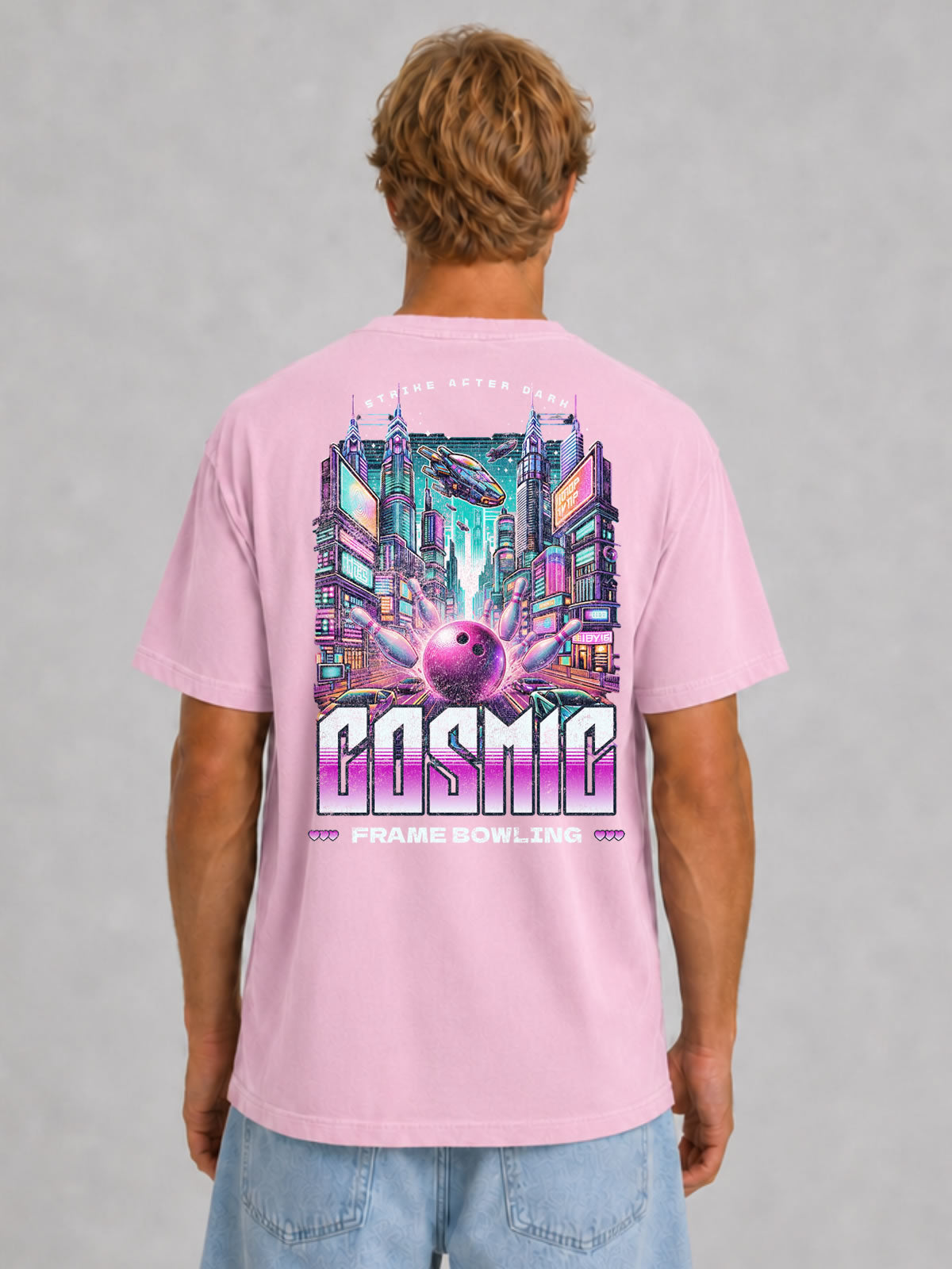 Cosmic City Bowling Graphic Tee