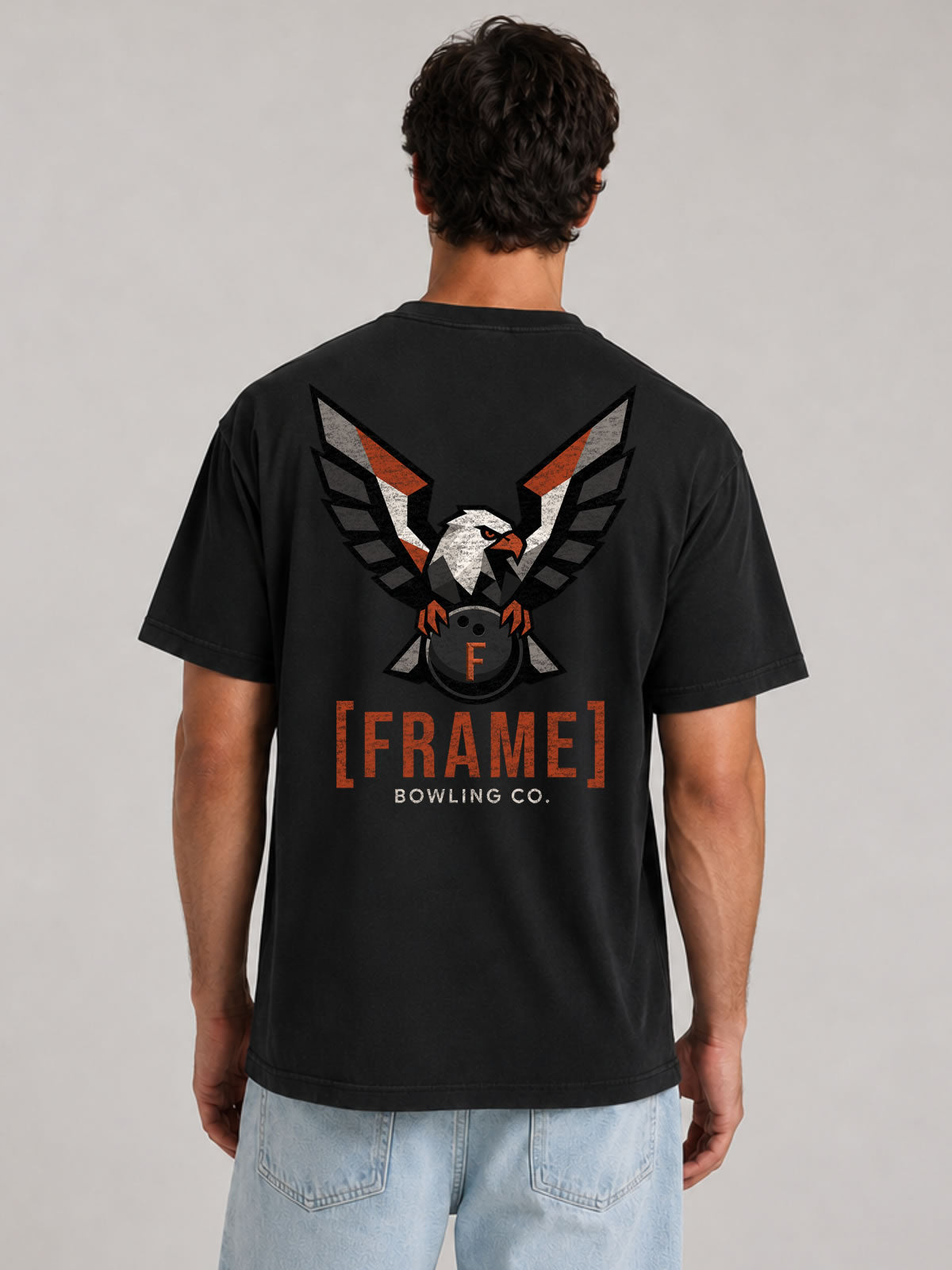 [FRAME] Eagle Mascot Tee — Back Graphic