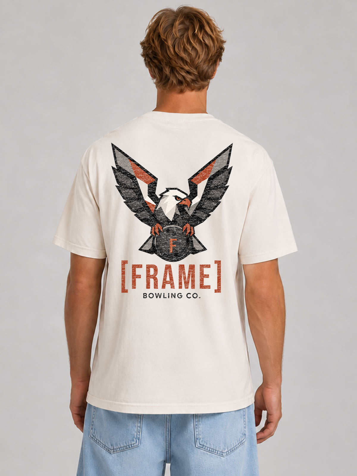 [FRAME] Eagle Mascot Tee — Back Graphic