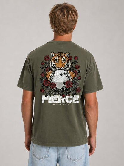 Fierce Tiger Bowling Graphic Tee