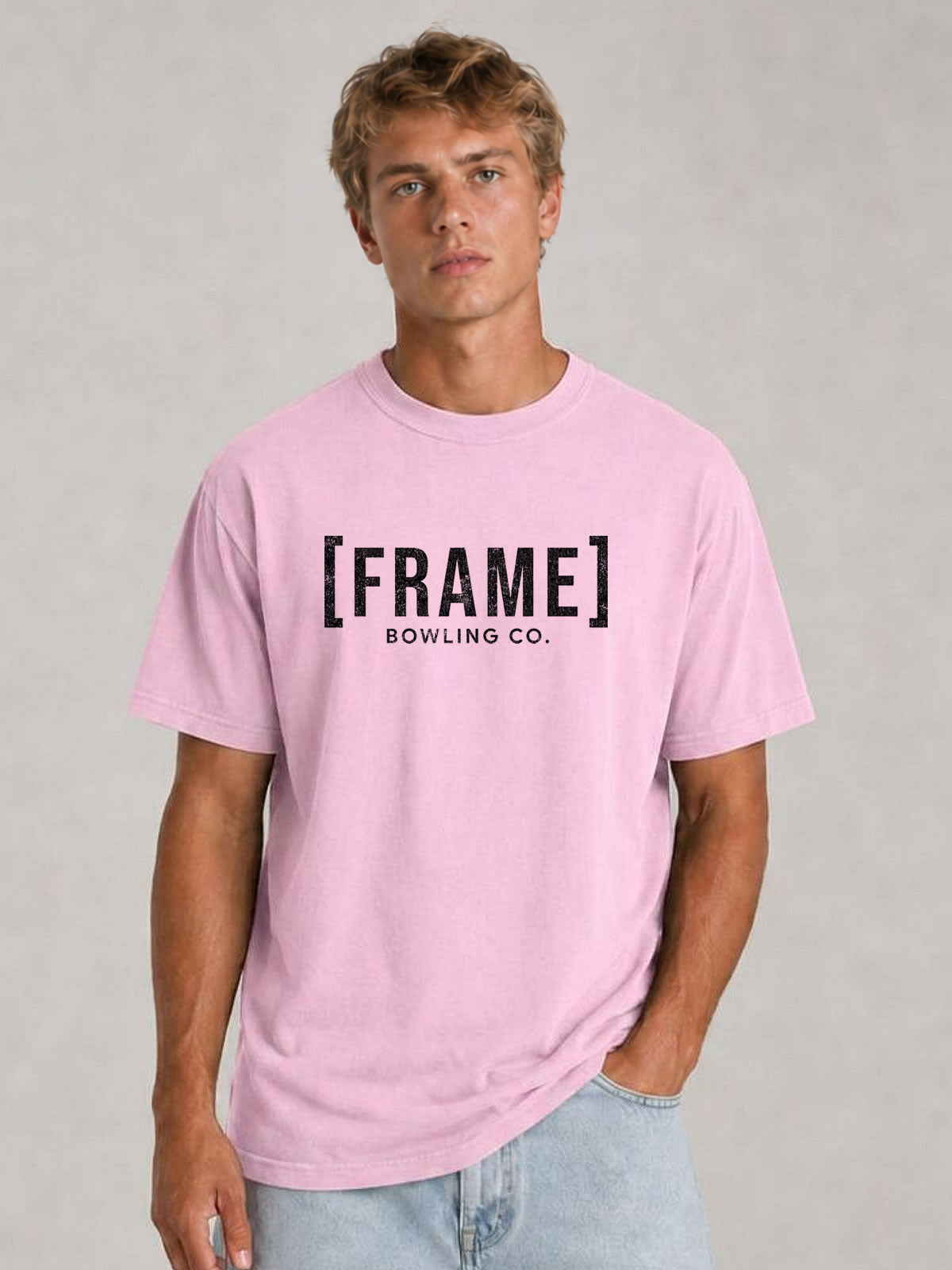 [FRAME] Front Logo Tee - Black Ink