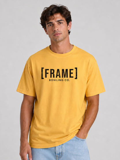 [FRAME] Front Logo Tee - Black Ink