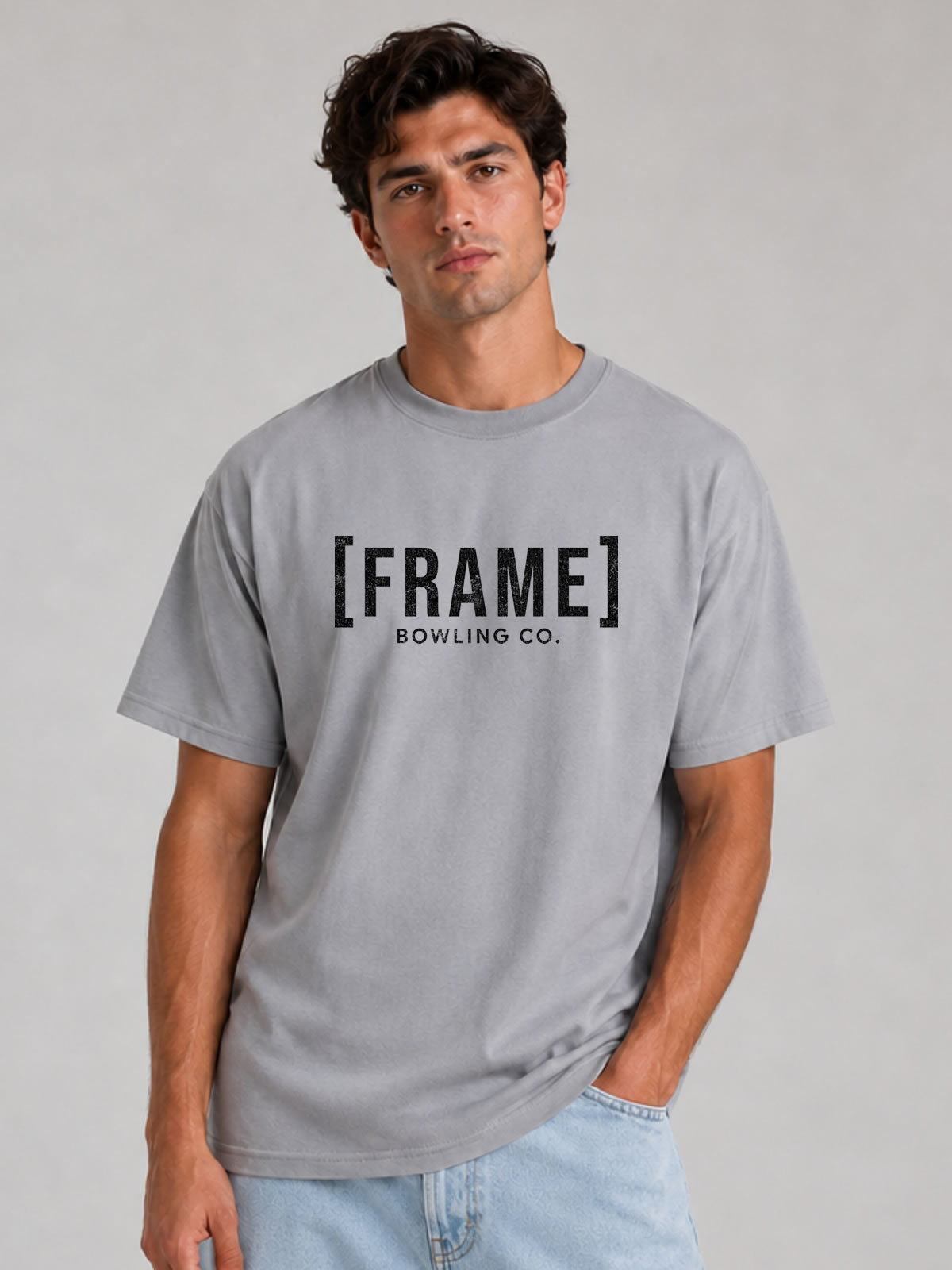 [FRAME] Front Logo Tee - Black Ink