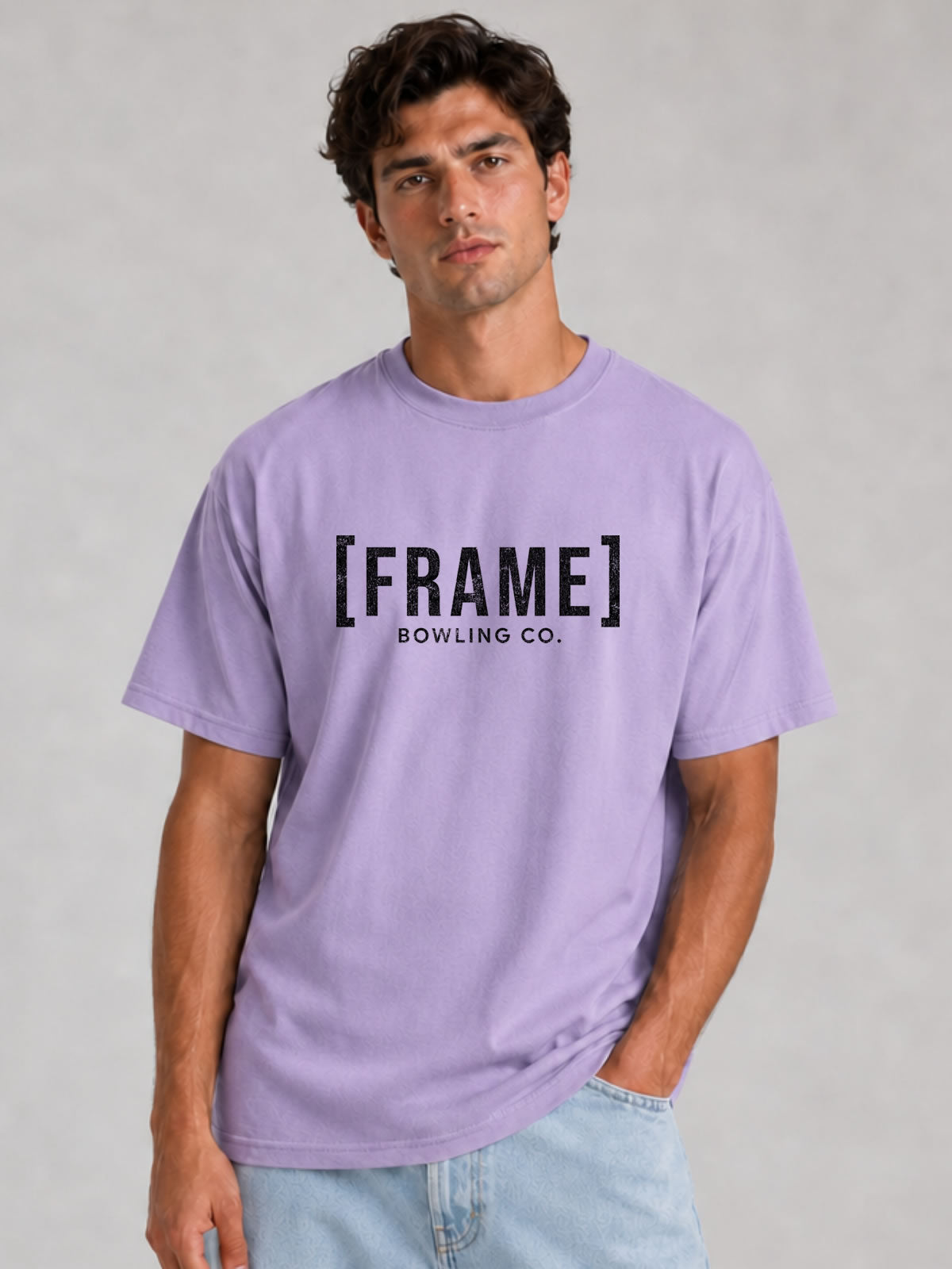 [FRAME] Front Logo Tee - Black Ink