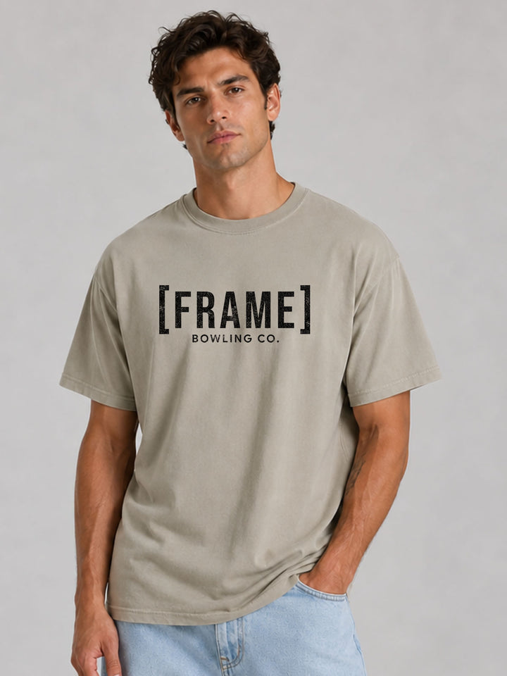 [FRAME] Front Logo Tee - Black Ink