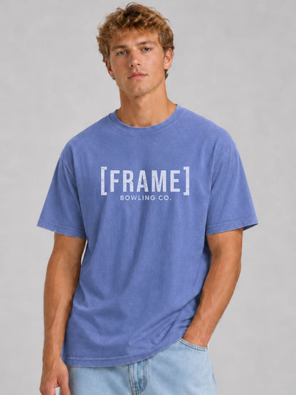 [FRAME] Front Logo Tee - White Ink