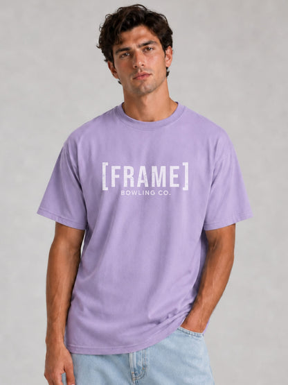[FRAME] Front Logo Tee - White Ink