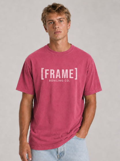 [FRAME] Front Logo Tee - White Ink