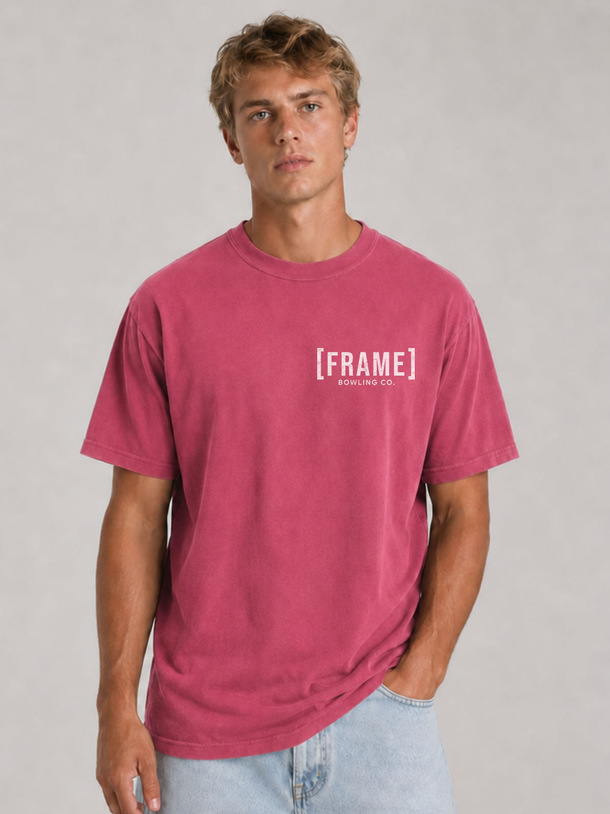 Lane Language Statement Tee — White Ink
