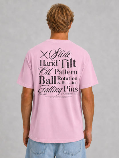 Lane Language Statement Tee — Black Ink