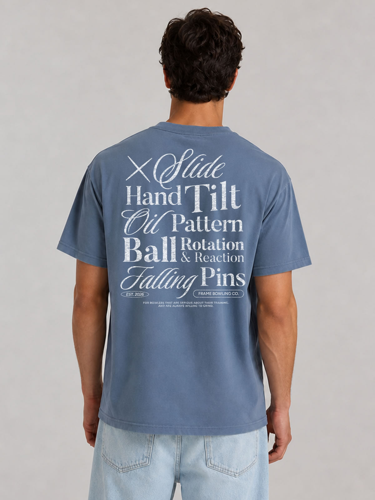 Lane Language Statement Tee — White Ink