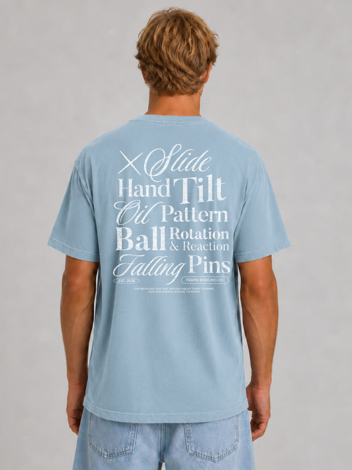 Lane Language Statement Tee — White Ink