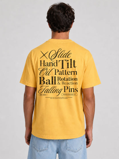 Lane Language Statement Tee — Black Ink