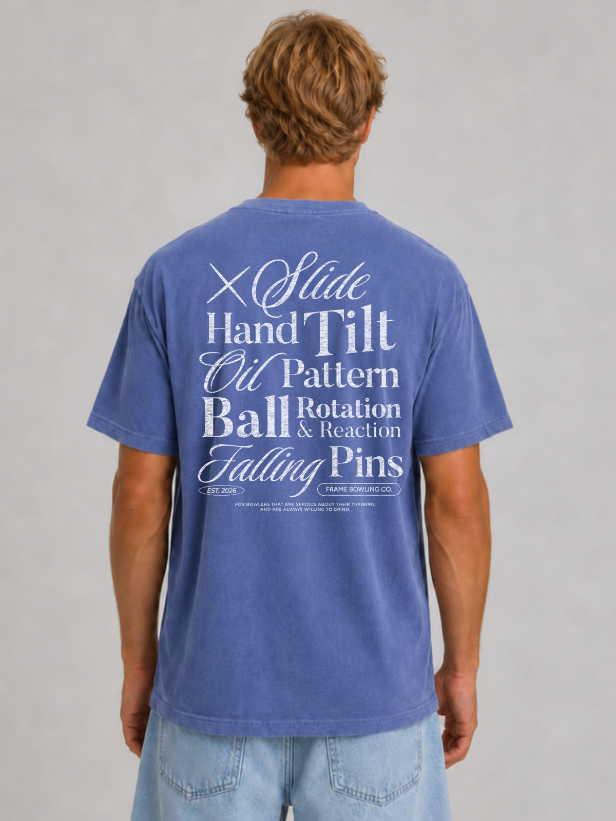 Lane Language Statement Tee — White Ink