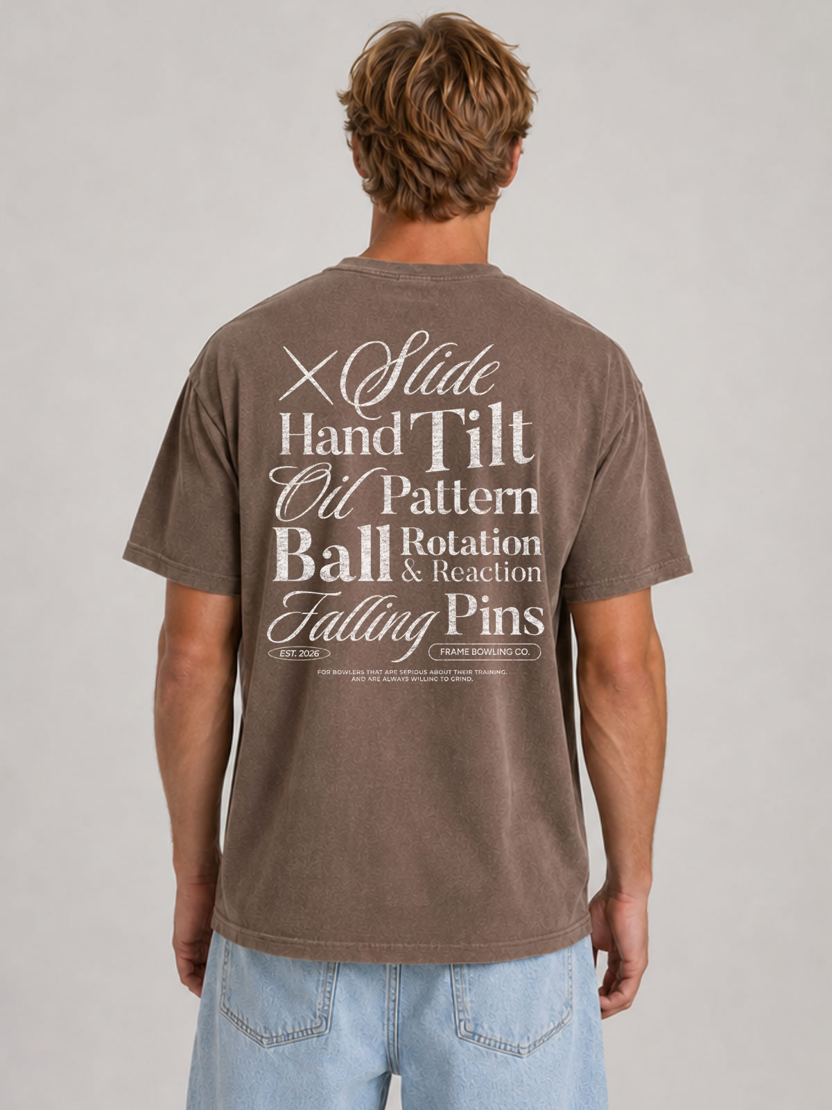 Lane Language Statement Tee — White Ink
