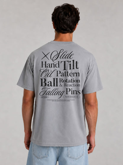 Lane Language Statement Tee — Black Ink