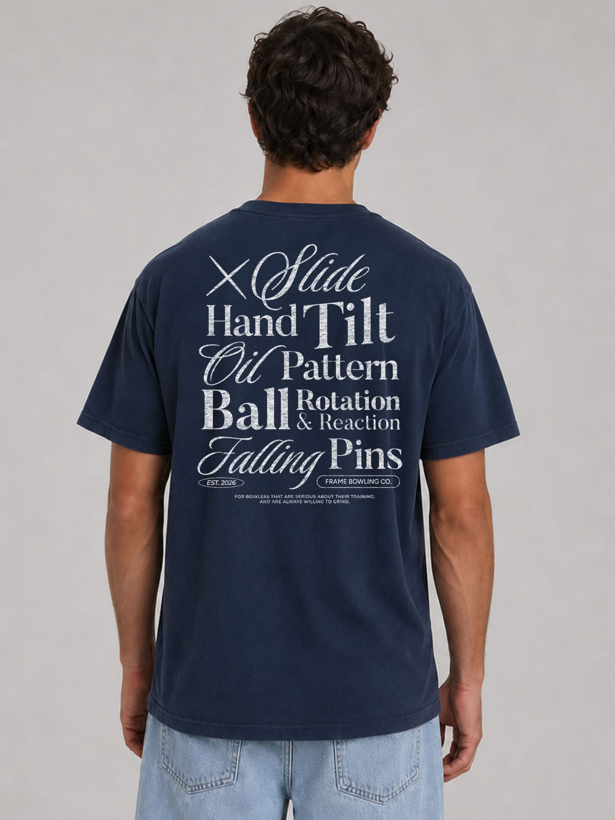 Lane Language Statement Tee — White Ink
