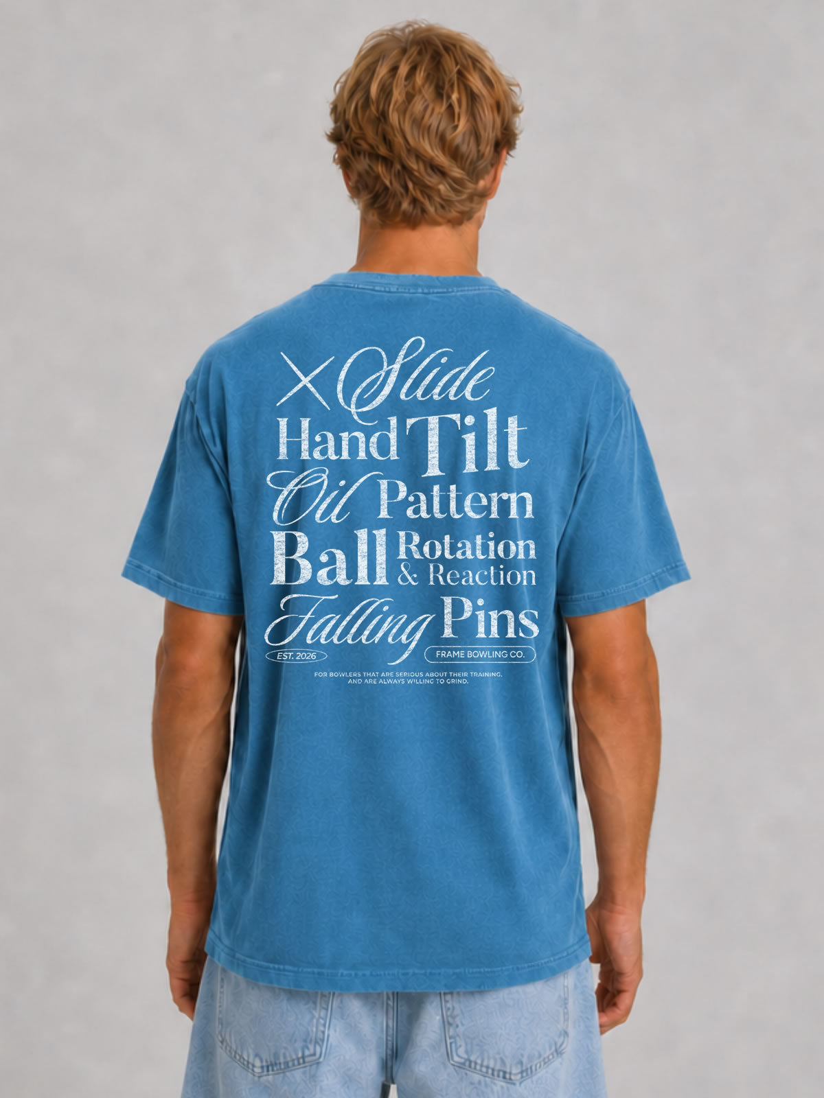 Lane Language Statement Tee — White Ink