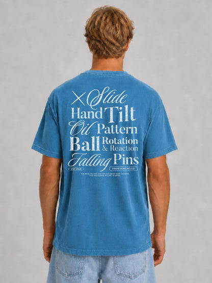 Lane Language Statement Tee — White Ink