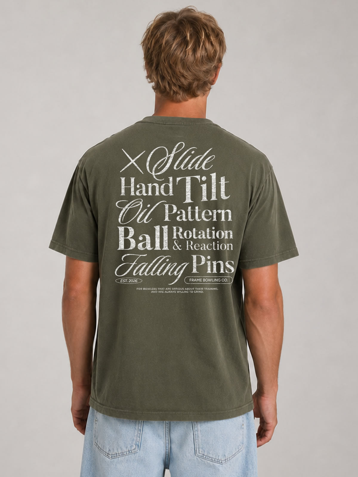 Lane Language Statement Tee — White Ink