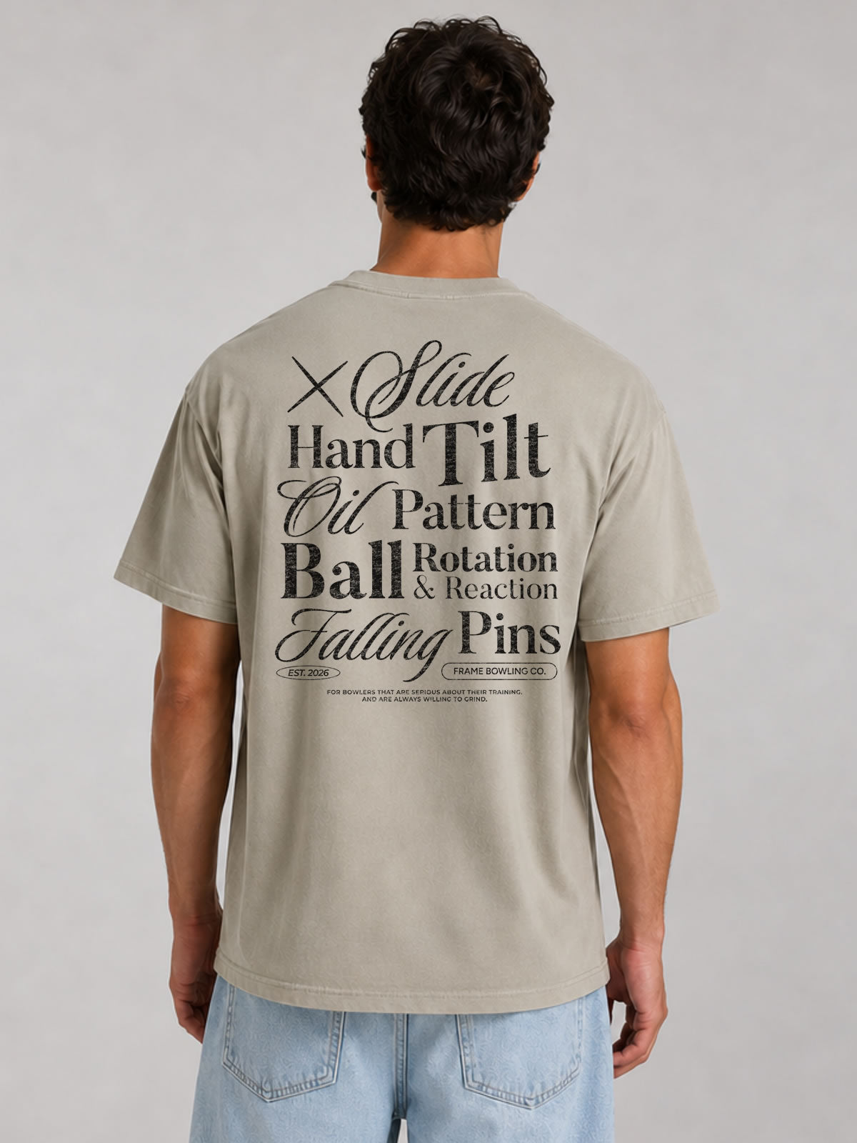 Lane Language Statement Tee — Black Ink