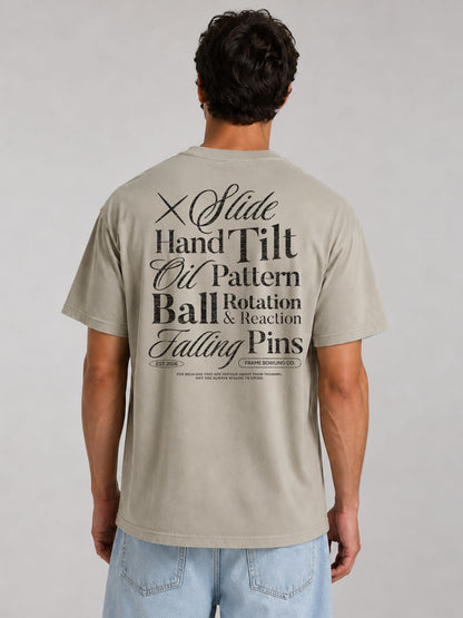 Lane Language Statement Tee — Black Ink