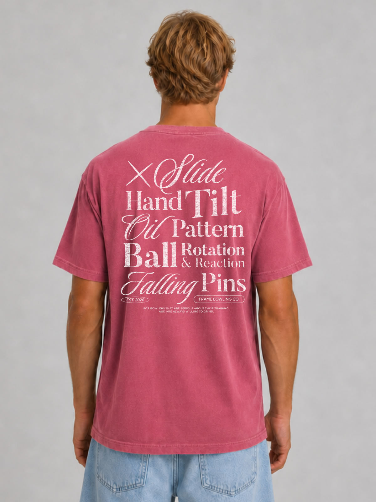 Lane Language Statement Tee — White Ink