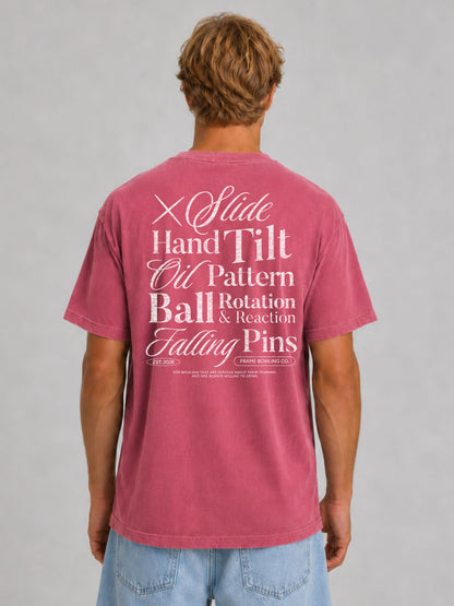 Lane Language Statement Tee — White Ink