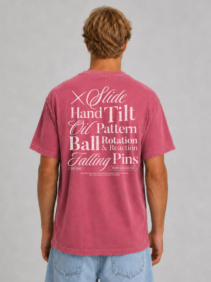 Lane Language Statement Tee — White Ink