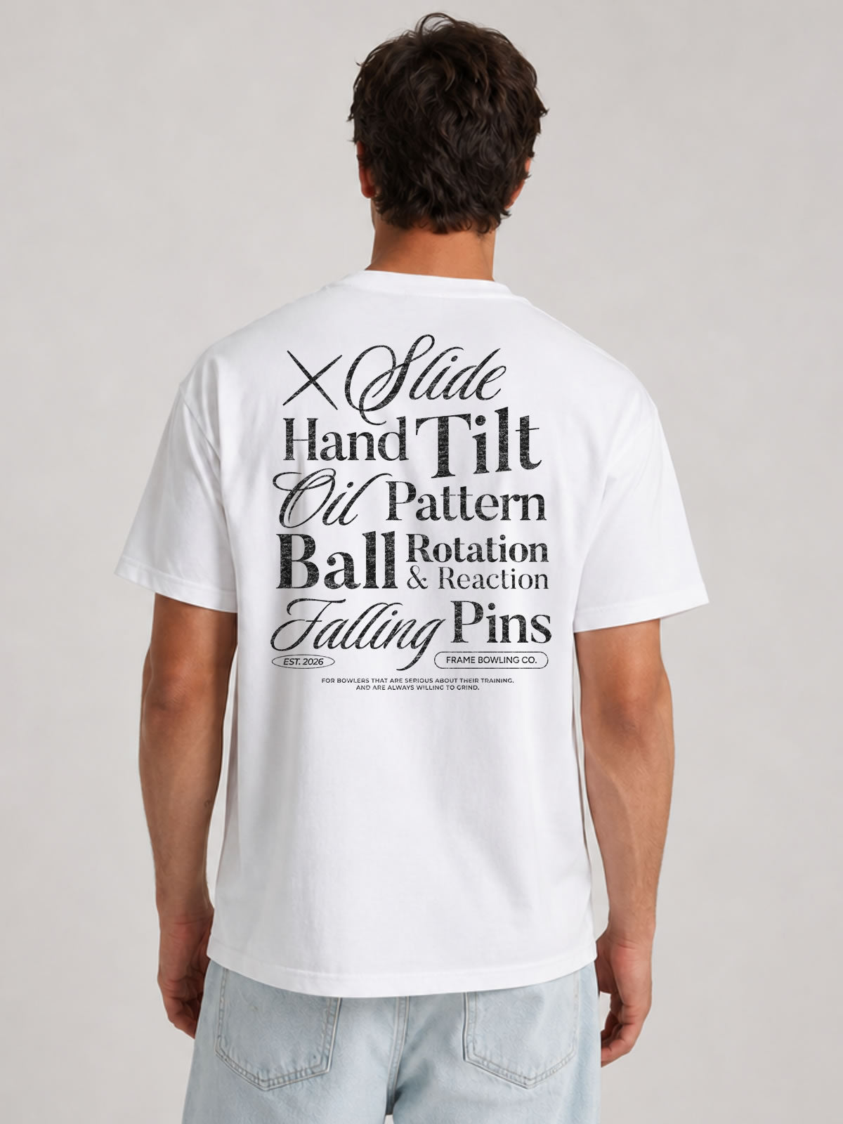 Lane Language Statement Tee — Black Ink