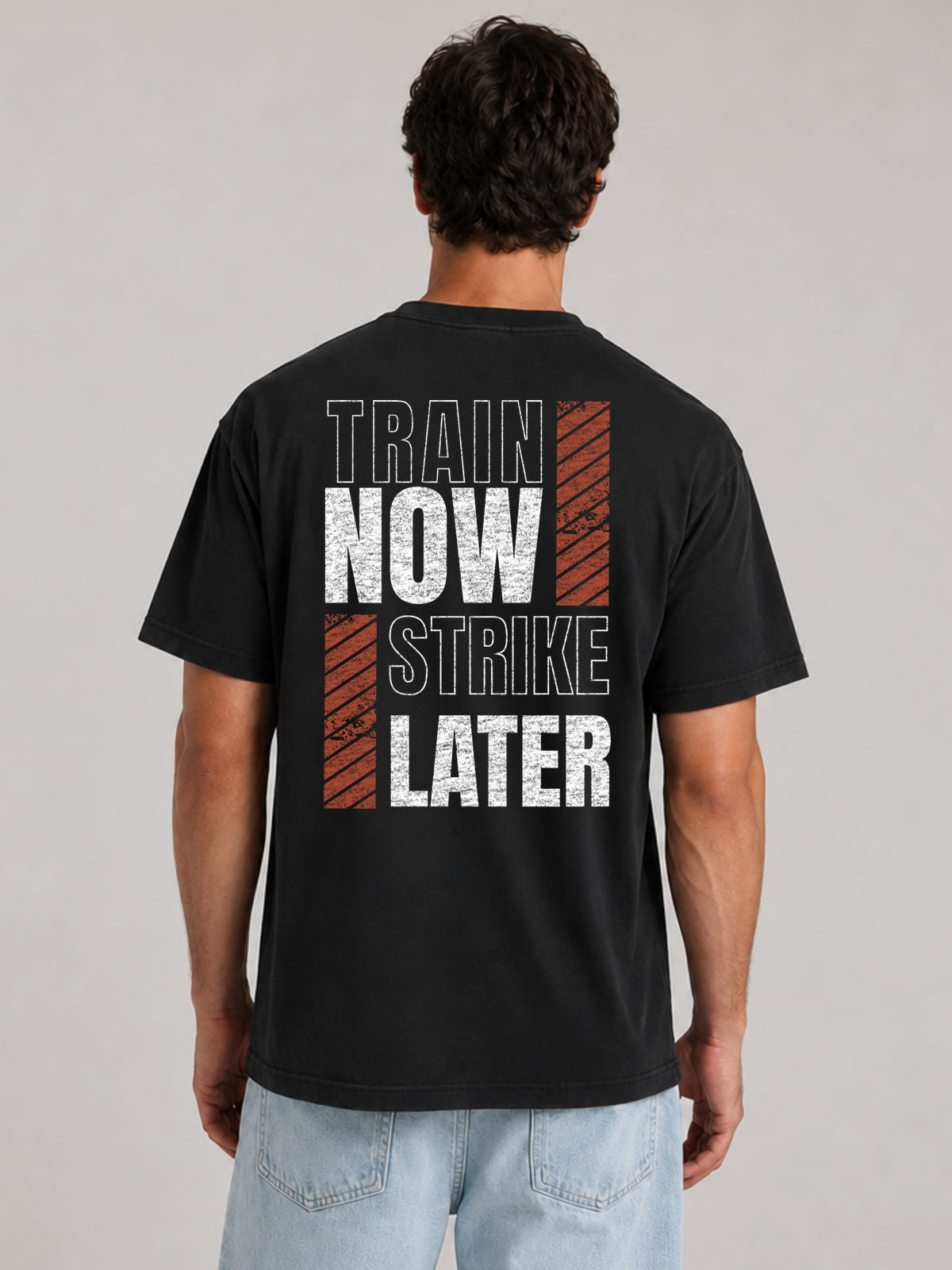 Train Now Strike Later Statement Tee