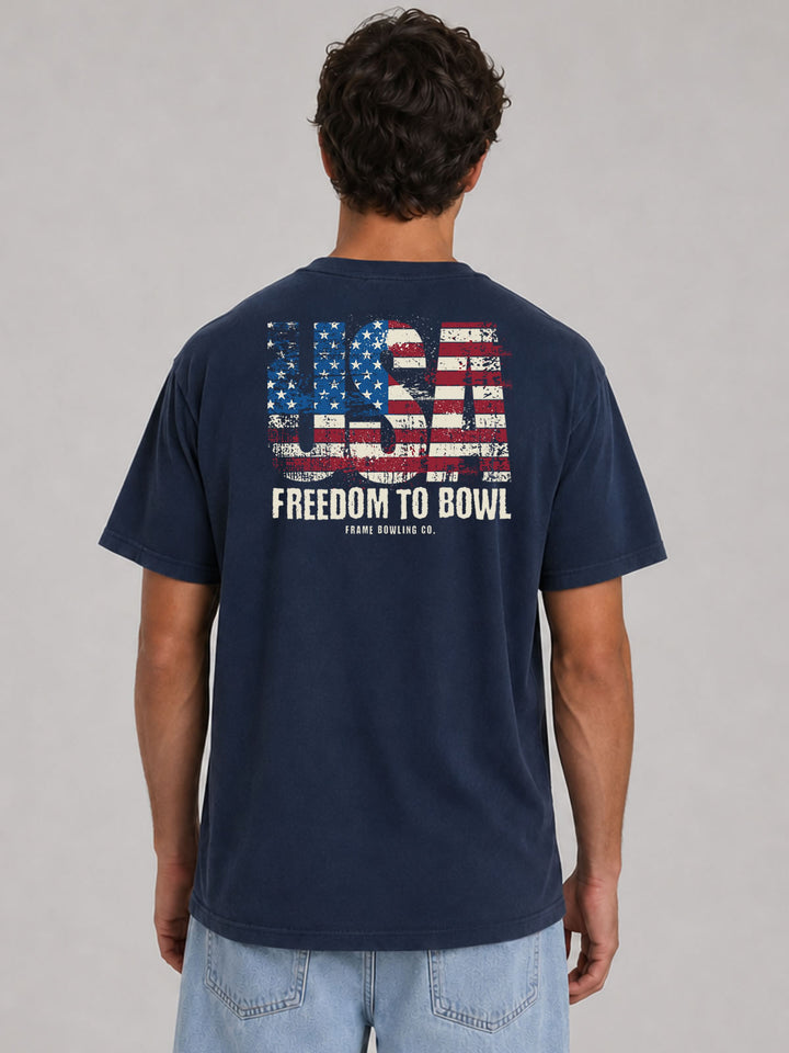 Freedom to Bowl Graphic Tee